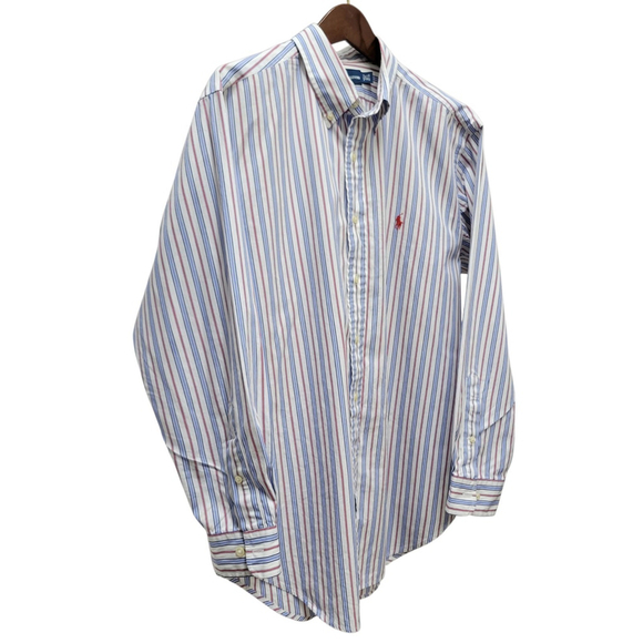 Ralph Lauren Men's Classic Fit Striped Long-Sleeves Dress Shirt 16 32/33 - Picture 3 of 10